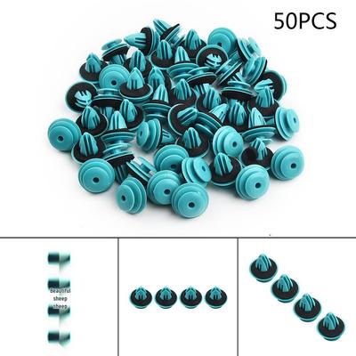 BMW E53 Green Door Trim Panel & Bumper Fastener Rivet Clips