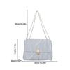 Fashion Soft PU Chain Shoulder Bags New Trend Women Crossbody Bag Versatile Commuting Casual Square Classic Ladies Handbags MIT