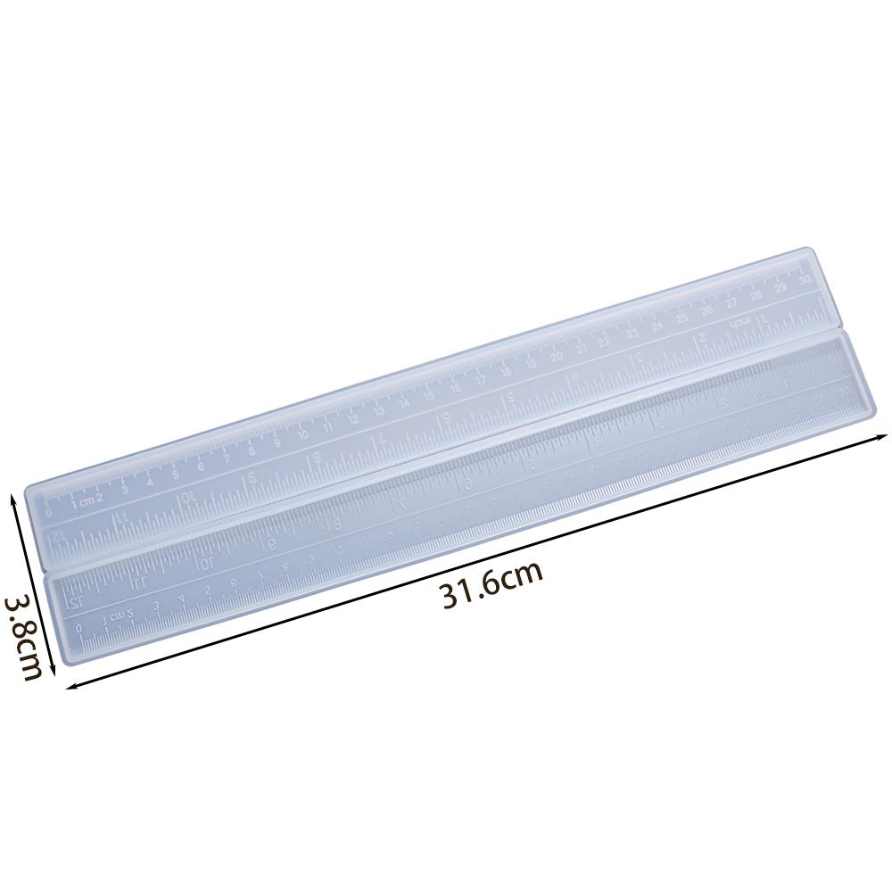 

30cm Ruler Silicone Mold Triangle Right Angle Ruler Epoxy Resin Mould DIY Epoxy Resin Craft Casting Molds Measuring Tools