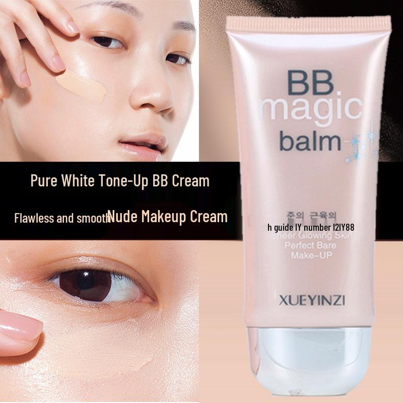 Xueyingzi Xueyan Pure White BB Cream: Oil-Control, Moisturizing, Long-Lasting, Strong Concealer, 60ml