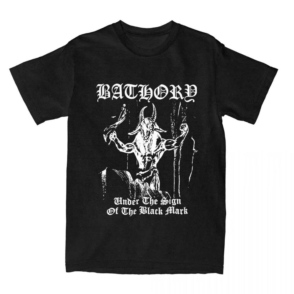 НОВАЯ Футболка Bathory с коротким рукавом, хлопок, черная, все размеры, унисекс, подарок, футболка для фаната, PP384, унисекс L