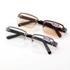 Classic High-quality Half-frame Reading Glasses Mens Vintage Natural Original Stone Presbyopia Eyeglasses  Diopter +1.0 To +4.0