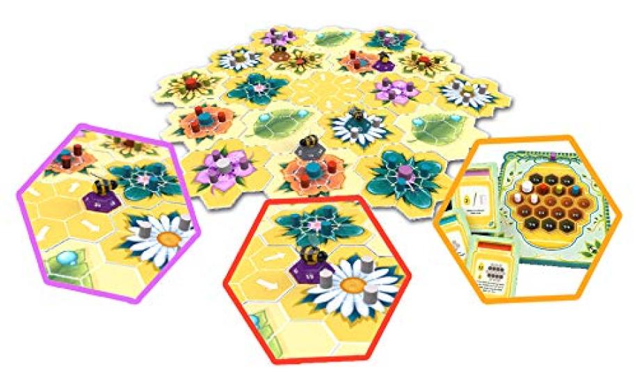 Hobby Japan Flowers and Bees Japanese Version Ages Board Game (For 2-4 Players, 30-45 Minutes, 8+)