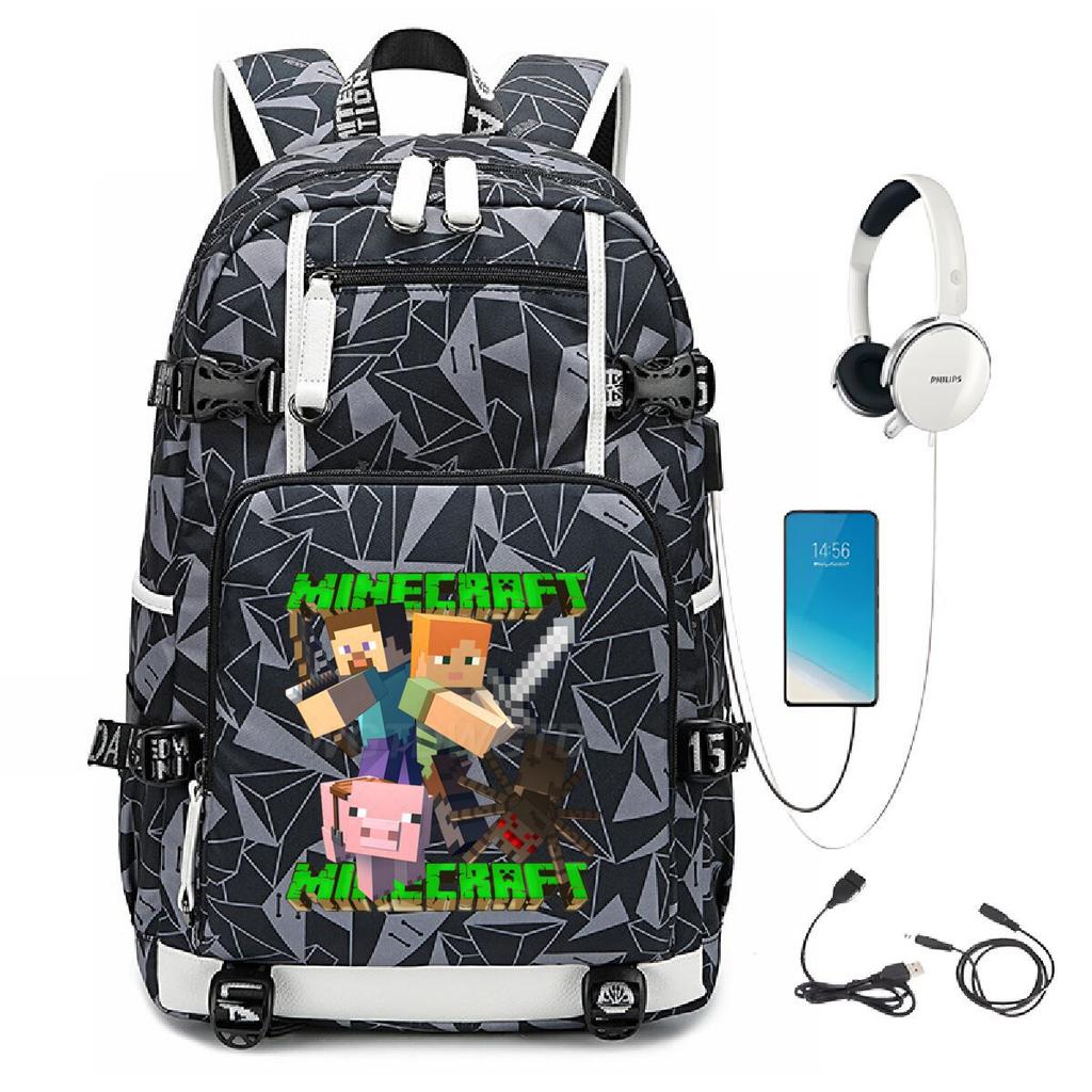 Game Merchandise Outdoor Travel Bag Large Capacity Usb Backpack