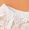 Lace Fake Collar White Black Lapel Half Shirt New Fashion False Collar  Women Girls