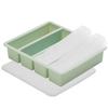 Strip-shap Ice Cubes Trays Silicone Ice Cubes Square Tray Mold Cubes Easy-Release Ice Cubes Molds Refrigerated Food Storage Box