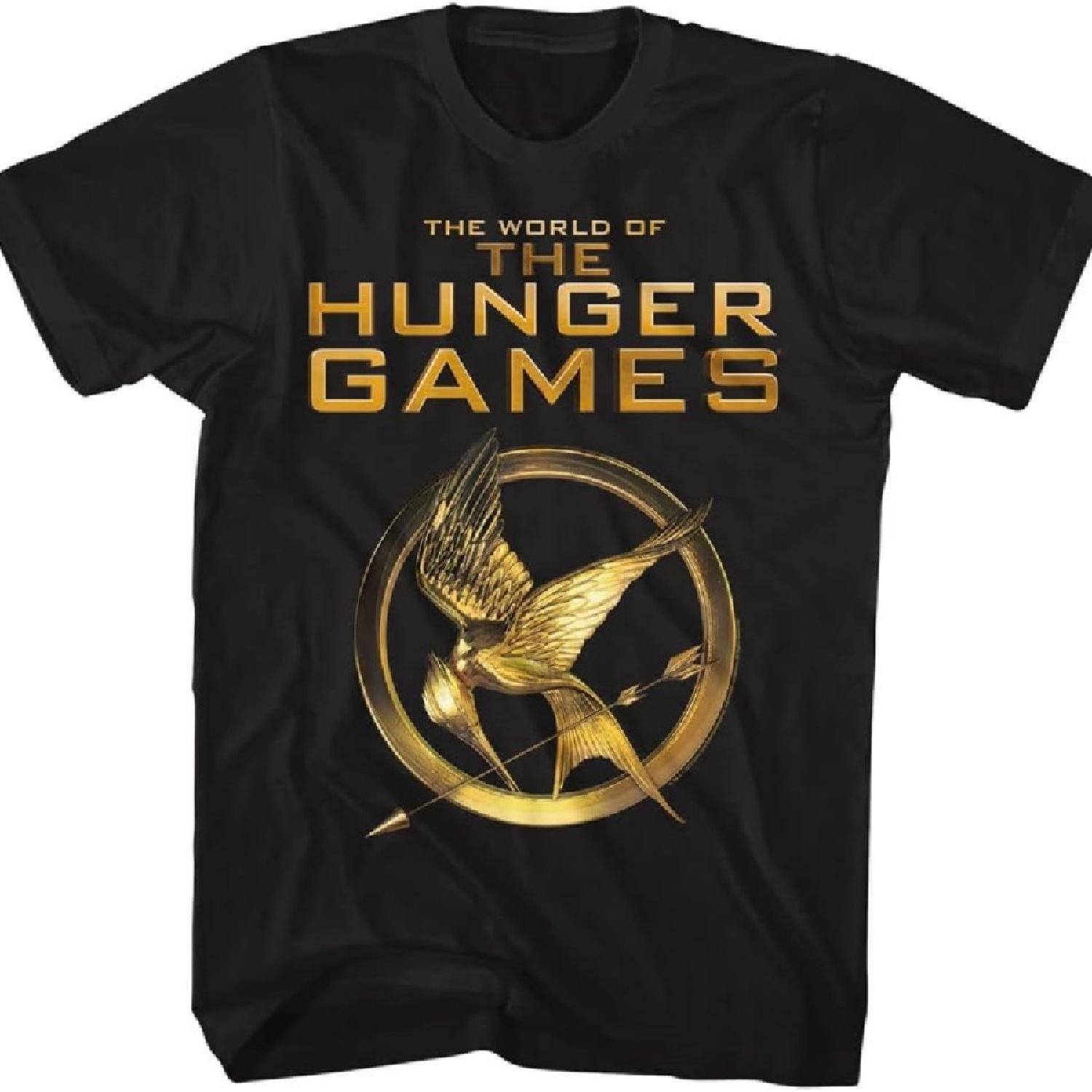 

Hunger Games The World of The Hunger Games Men s Short Sleeve T Shirt Sci-fi Movies Graphic Tees XXXXXL чорний