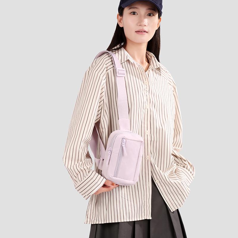Chest Bag Unisex Shoulder Bag Water-Repellent Commuter Crossbody Bag