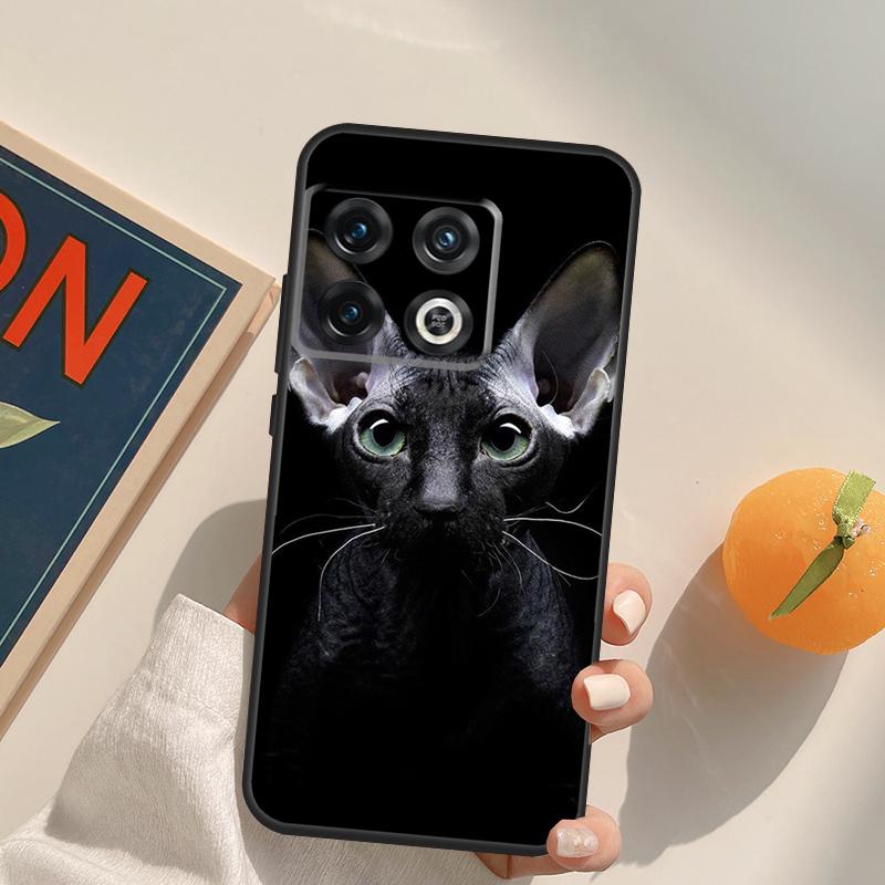 Sphynx Cat Case For OnePlus Nord 5 CE 2 3 4 Lite N20 N30 OnePlus 15 13 12 11 13T 10T 10R 12R 13R Cover
