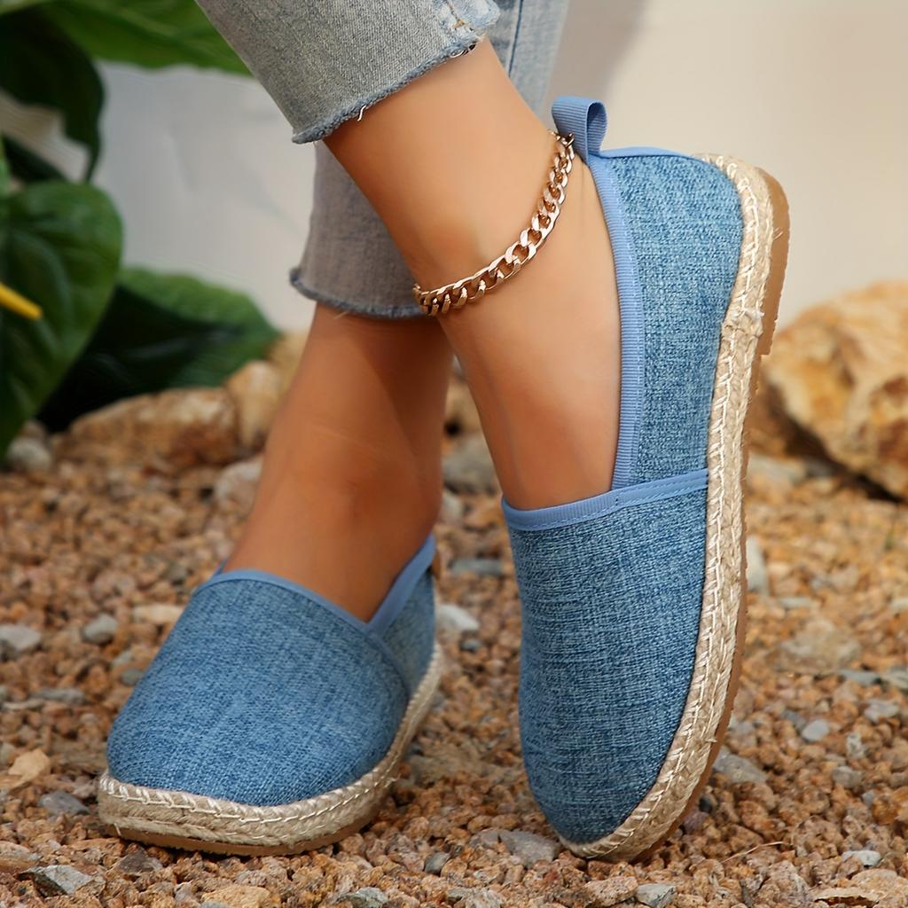 Women's 2025 Fall New Arrival Round-Toe Slip-On Casual Comfortable Flat Oversized One-Step Bean Shoes