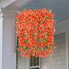 Faux Petunias Everlasting Artificial Petunias Decor Everlasting Weatherproof 2 Pieces Flowers Plants for Patio Window Box