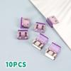 Morandi Color Letter Paper Clip Transparent Test Paper File Folder Push Clip  School Office