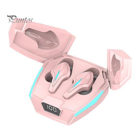 

Беспроводные наушники K12 с высококачественным чувствительным цифровым дисплеем, совместимым с Bluetooth, 5.0, мини-наушники-вкладыши для занятий спортом розовый