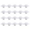 Surround Wheel Arch Surround Clips Trim White 20PCS