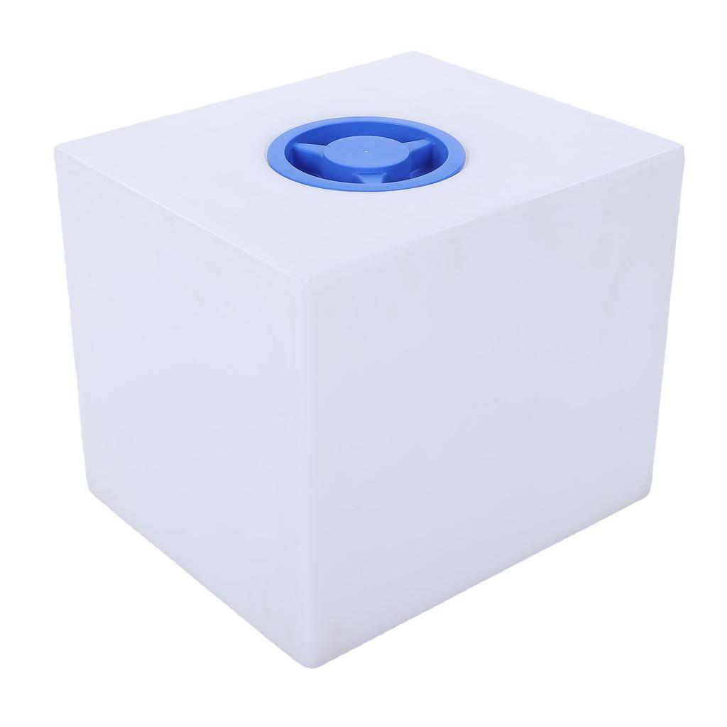12 Gallon RV Fresh Water Tank 13.39x15.75x13.39in Food Grade LLDPE Water Storage Container for Trailers Boats Yachts