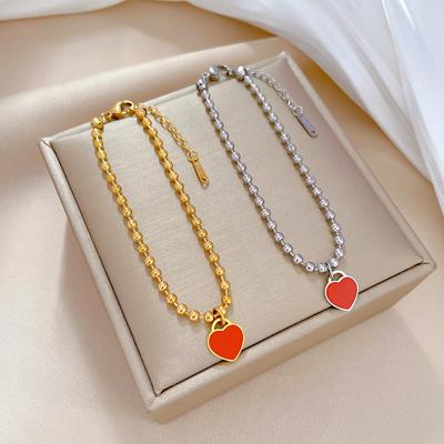 Dongdaemun Persoonlijkheid Temperament Mori Liefde Ronde Kralen Armband Vrouwelijke Retro Vriendin Cadeau