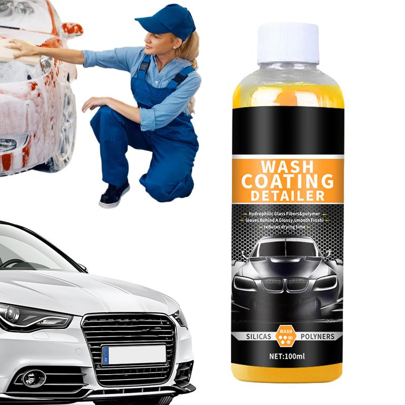 Autowäsche Schnelltrocknend Autowaschbeschichtung Detailer 100ml Mehrzweck-Wisch Schnell-Detailer Sicher für Detailer Sichere Autowerkzeuge