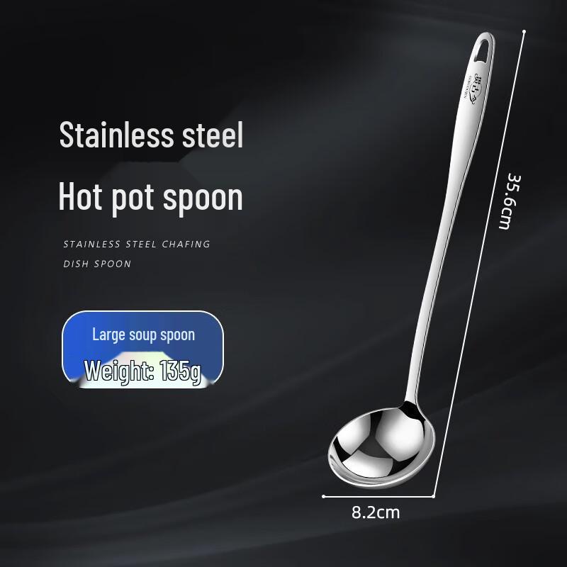 Zhaoran Stainless Steel Long Handle Soup Ladle