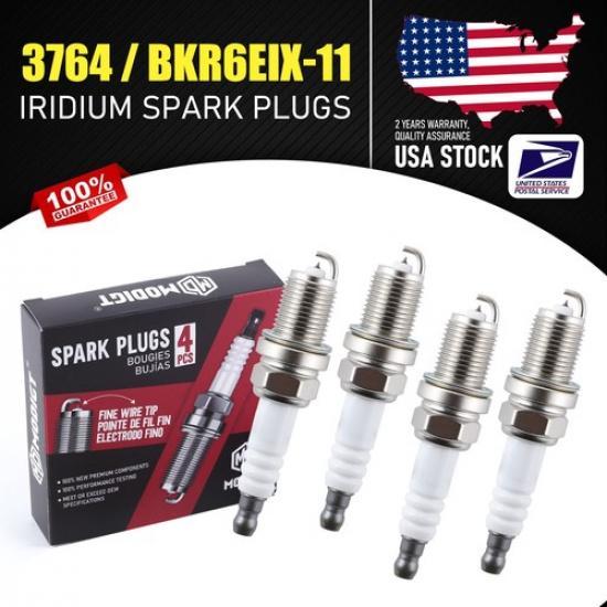 4x High Performance Iridium Spark Plug For Mitsubishi Honda Acura Cadillac Lexus