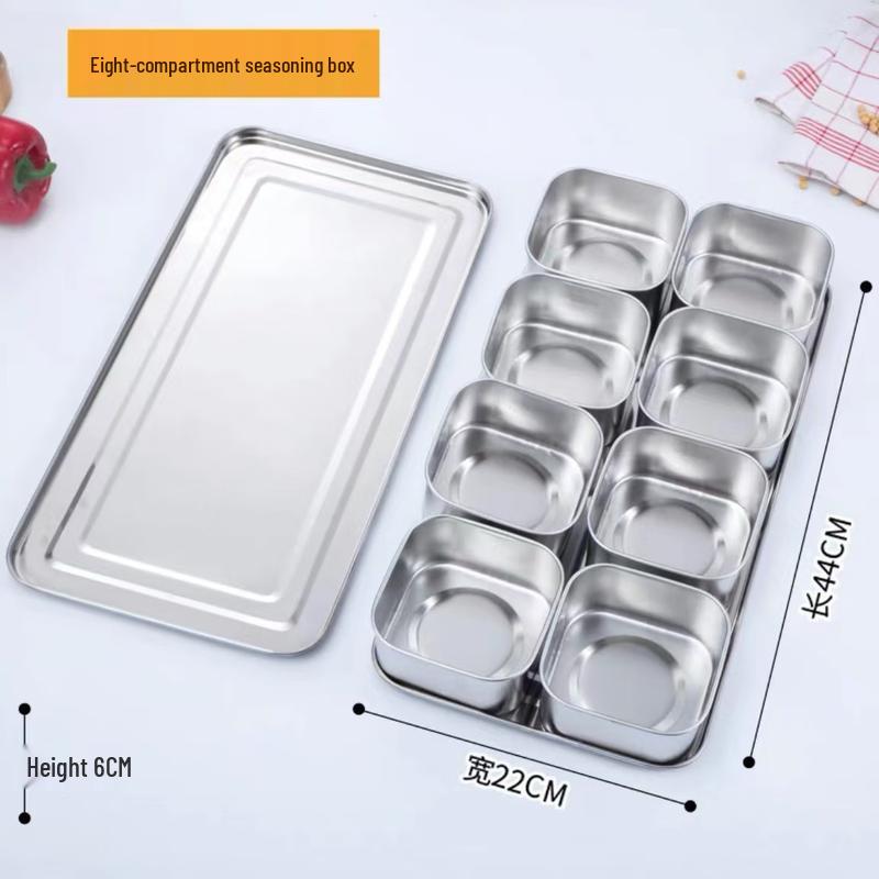 777 Stainless Steel Commercial Kitchen Ingredient & Spice Organizer