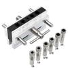 Vertical Center Puncher Pocket Hole Jig Drill Guide Woodworking Tools Central Positioning Automation Doweling Hole Jig