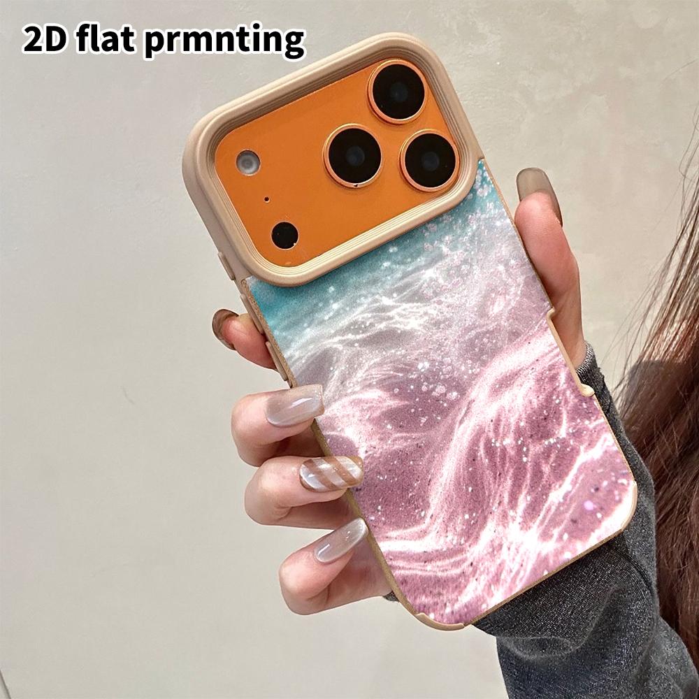 Phone Case: 2D Flat Lambskin Suitable for iPhone 18 17 16 15 14 13 Pro Protective Case, Underwater Ocean, Christmas and Halloween Gifts