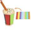Non-Toxic Children'S Wooden Color Shape Classification Cup Geometric Cognition Pairinging Game Teaching Aid Educational Toys For Kids