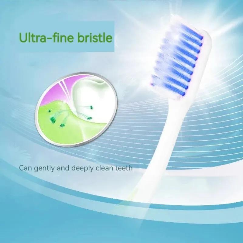 Colgate 6pcs  Random colors Adult Soft Bristle Toothbrush Whitening Oral Hygiene For Sensitive Gums And Teeth Manual Toothbrush