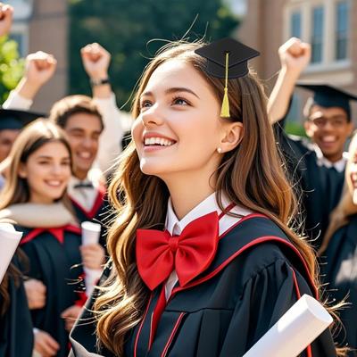 1/2Pcs Hair Clip Mini Graduation Hat Tassel Hairpin with Sturdy Claw Clip Graduation Party Photo Hair Accessory