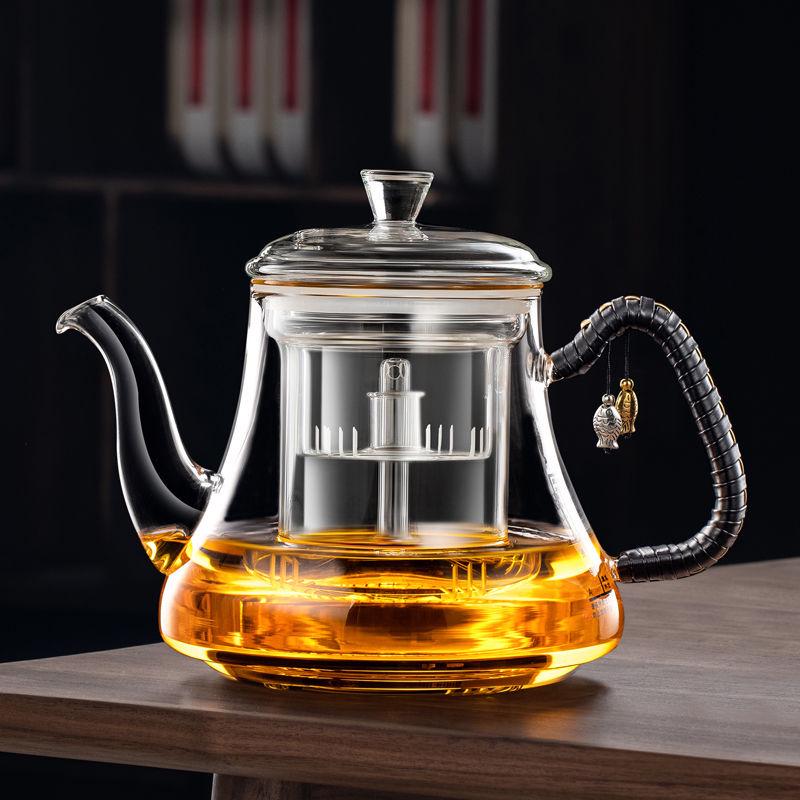 2025 Explosion-Proof Glass Electric Tea Infuser with Large Capacity and Ceramic Boiler