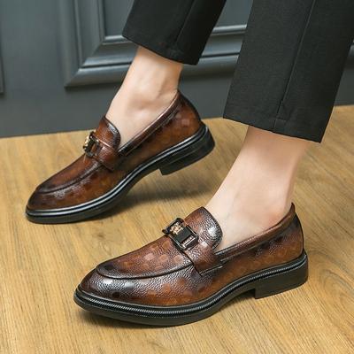 Men Shoes Leather Male Men's Men Oxfords Dress Shoes for Men Luxury Designer Loafers Platform Leather Man Shoes