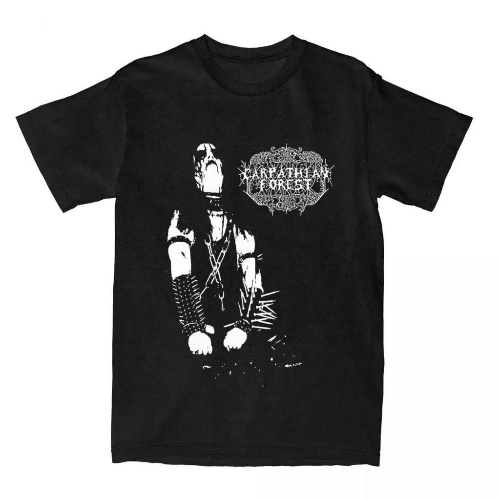 Tričko Carpathian Forest Black Metal Band pro muže a ženy, 100% bavlna, plus velikost, O-krk, nadměrné, denní, ležérní, streetwear, unisex