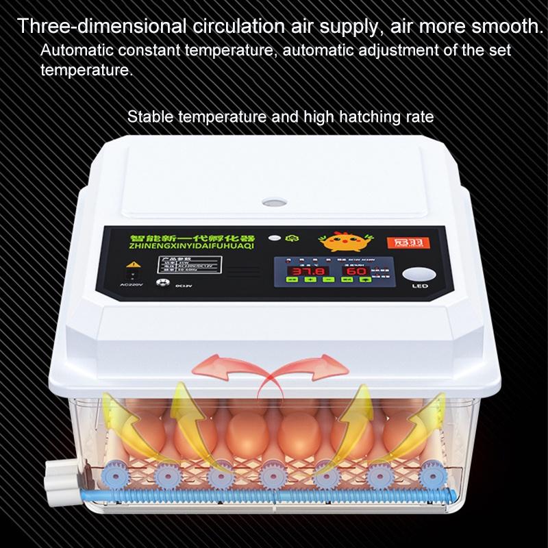36 Eggs 220V Farm Hatchery Incubator Brooder Machine Egg Hatchers Chicken Automatic Eggs Incubator Bird Quail Brooder