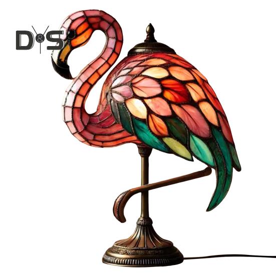 

Ночной светильник в форме фламинго, настольная лампа с мягким свечением, светодиодная лампа в форме птицы ручной работы, прикроватная лампа USB, украшение стола Flamingo