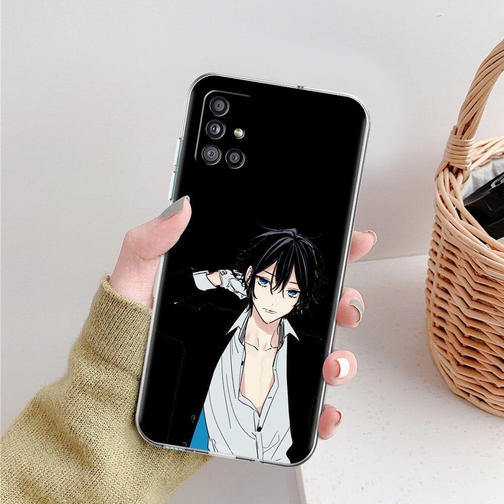 Horimiya Miyamura Izumi Anime Phone Case For Samsung Galaxy A51 A71 A21S A12 A11 A31 A41 A52 A32 5G A72 A01 Silicone Clear Cover
