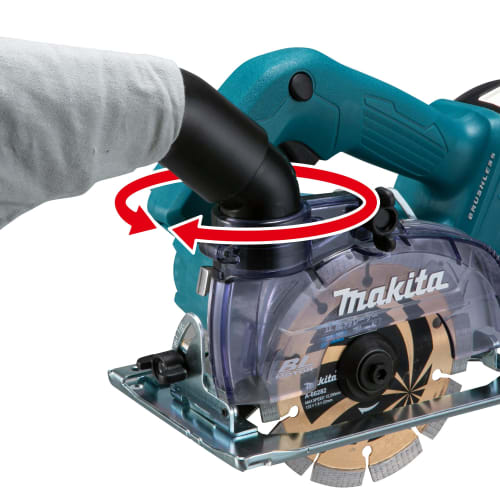 Makita 125mm rechargeable dust cutter 18V battery/charger/case sold separately CC500DZ