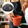 50Pcs Flower Pot Hole Mesh Pads Lightweight Plastic Plant Pot Bottom Grid Mat Pads Breathable Drainage Gaskets for Planters