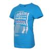 Adidas Linear Comfortable Casual Round Neck Short Sleeve T-Shirt Women T-Shirts Blue DV3007