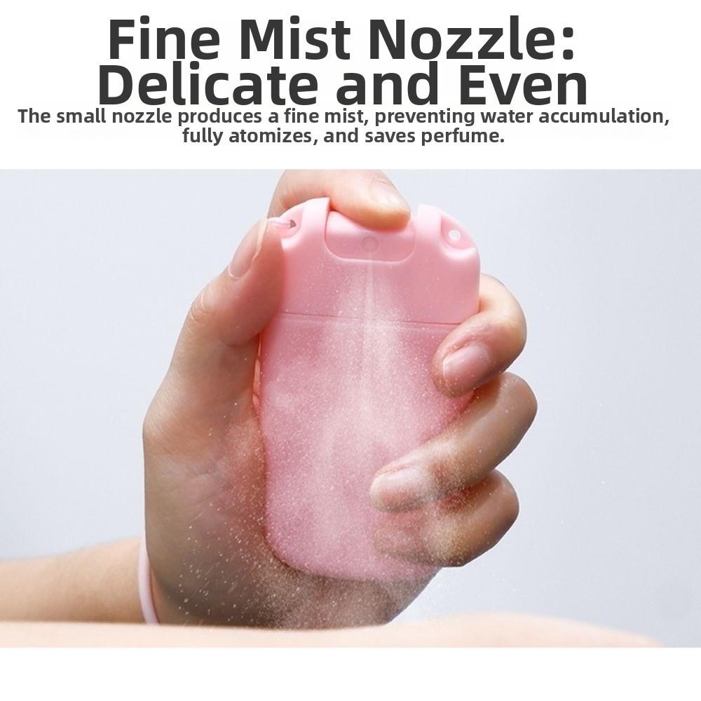 with Plastic Keychain Dispensing Bottles 30ml Capacity Card-style Spray Bottle For Travel