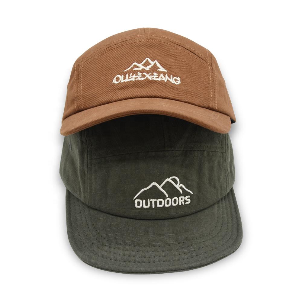 Custom Logo Unstructured Perforated 5 Panel Hat Waterproof Snapback Running Camp Hat Quick Dry Cycling Mountaineering Camp Cap армия зеленый