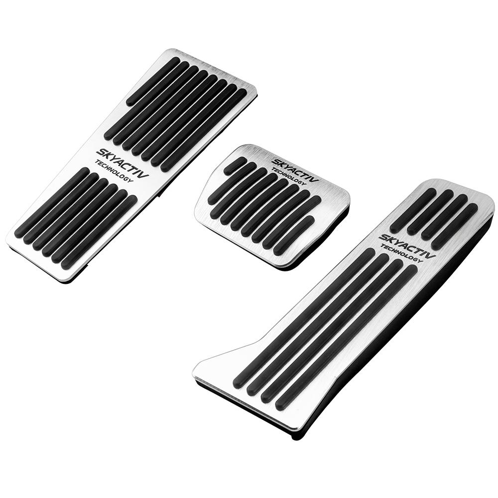 Car Pedals Foot Fuel Accelerator Brake Clucth Pedal Pad Cover For Mazda 2 3 6 DJ BM GJ CX-5 CX5 CX 5 CX3 CX4 CX9 CX8