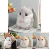 Charming Hamster Plush Keychain Cartoon Figure Soft Toy Perfect For Gifts