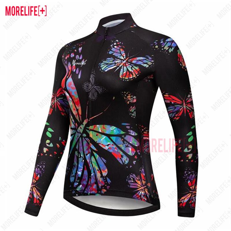 MLC Quick-drying Bike Shirt Summer Long Sleeve Cycling Shirt Top Ropa Ciclismo Women's Cycling Jersey Breathable Mtb Bike Jersey