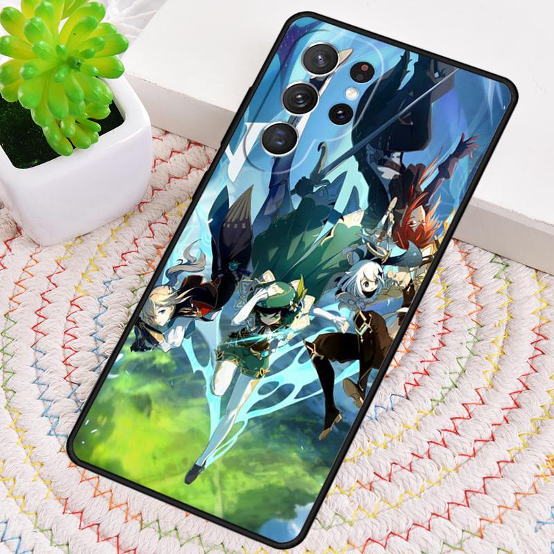 Anime Game Genshin Impact Phone Case for Samsung Galaxy Note 10 Pro S26 Ultra S23 S24 FE S25 S21 S22 PLUS Shockproof Cove