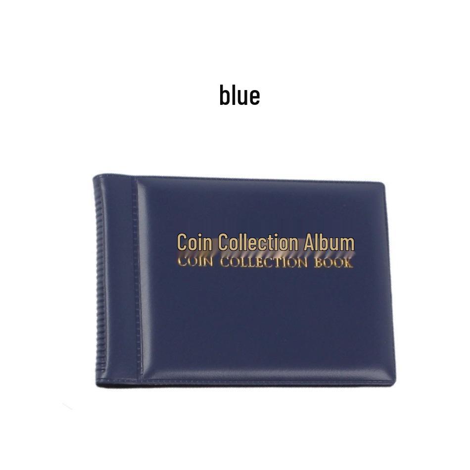 Mini 60-Pocket Coin Album for Commemorative and Ancient Copper Coins