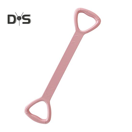 

Фитнес-лента сопротивления Figure 8 с противоскользящей ручкой, портативная, для мужчин и женщин, для растяжки плеч, силовых тренировок, эластичный ремешок, натяжной канат розовый