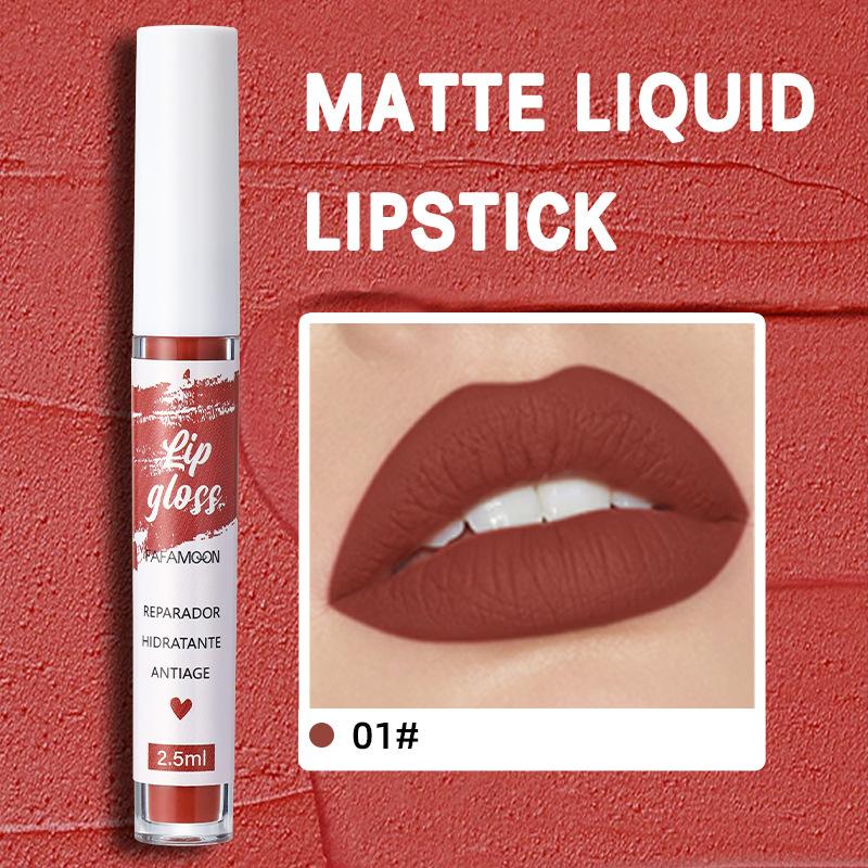 Multi-color Matte Lip Gloss Non-stick Cup Long Lasting Lipstick Liquid Non-fading Lip Glaze Lip Gloss