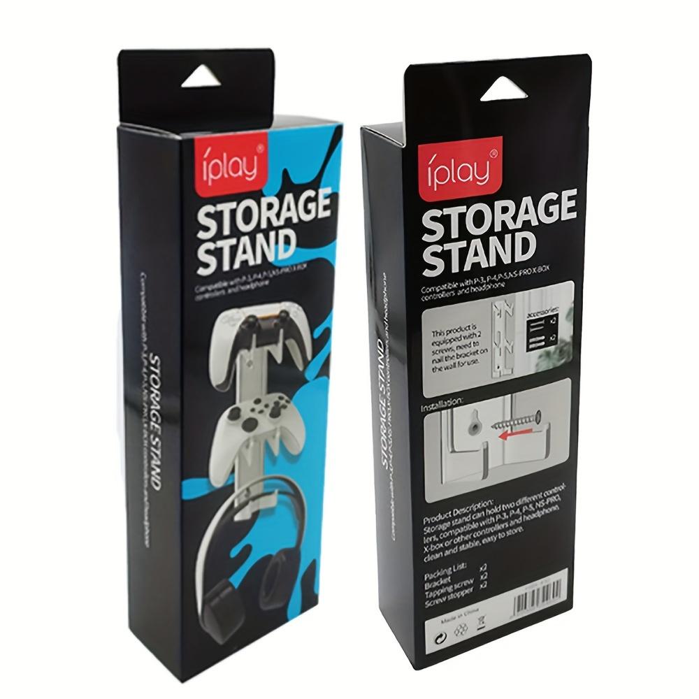 Game Controller Holder Headset Stand Universal Dual Controller Holder Headset