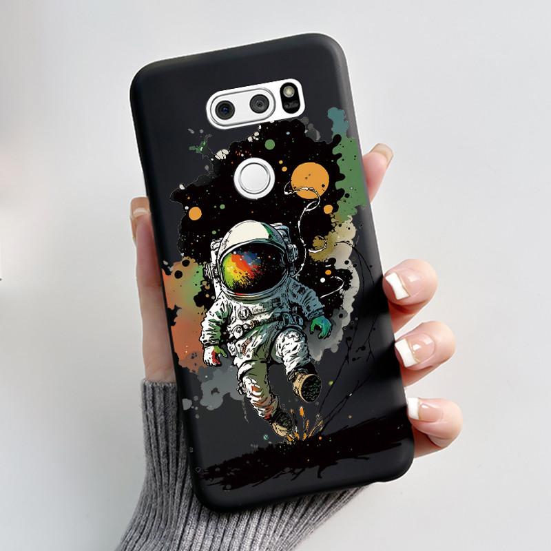 Cute Case For LG V30 V30+ Plus Funda LG V30s ThinQ Capa LG V35 ThinQ Printing Shell Protective Cover Soft Silicone Cartoon Cases
