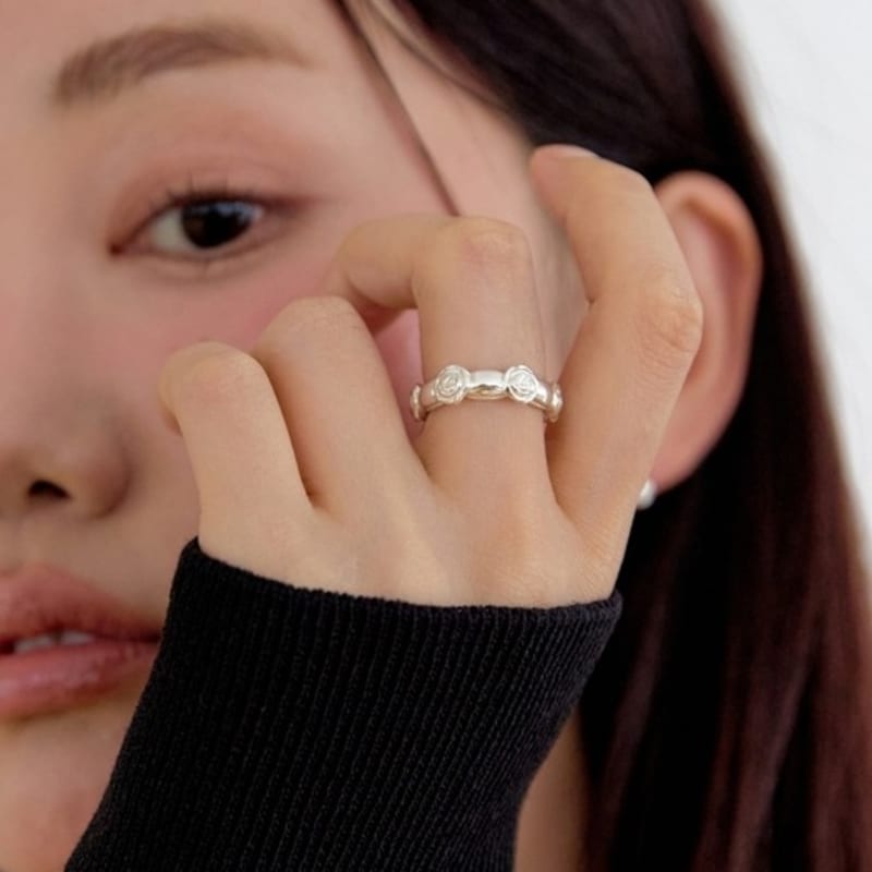 me me Rose lace open ring